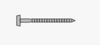 Milin spijker met kunststof kop 40 mm (250 st)
