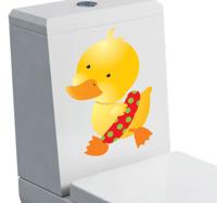 Sticker Geel Eendje