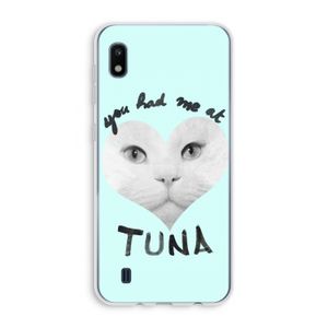 You had me at tuna: Samsung Galaxy A10 Transparant Hoesje