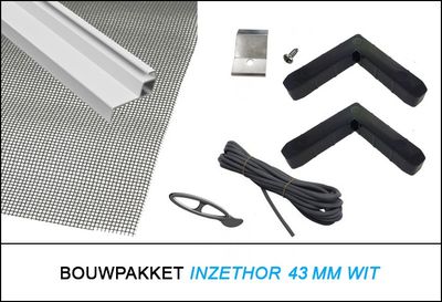Bouwpakket Wit 43 mm Inzethor