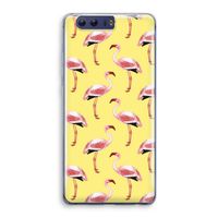 Flamingo's geel: Honor 9 Transparant Hoesje