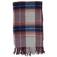 Plaid Wrap Country Grey/Pink Plaid Wrap Country Grey/Pink