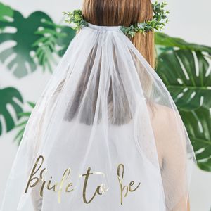 Ginger Ray BS-421 Botanical Hen Bride to Be Sluier