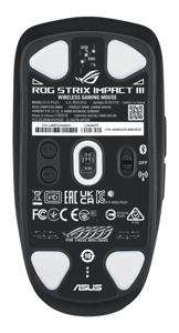 ASUS ROG Strix Impact III Wireless muis Gamen Ambidextrous RF-draadloos + Bluetooth Optisch 36000 DPI