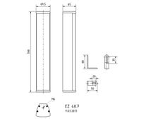 Visaton EZ 40.7 - 100 V PA-luidsprekerzuil 20 W Wit 1 stuk(s) - thumbnail