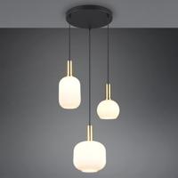 Trio Eetkamer hanglampDiva 3-lichts - wit glas - 319830308