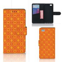 Huawei Ascend P8 Lite | Telefoon Hoesje | Batik Oranje