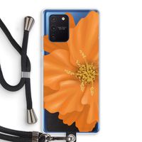 Orange Ellila flower: Samsung Galaxy Note 10 Lite Transparant Hoesje met koord