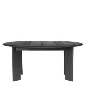 Ferm Living Bevel Eettafel - Zwart Geolied Eiken - 1 Verlengstuk