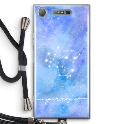 Sterrenbeeld - Licht: Sony Xperia XZ1 Transparant Hoesje met koord