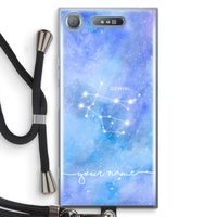 Sterrenbeeld - Licht: Sony Xperia XZ1 Transparant Hoesje met koord