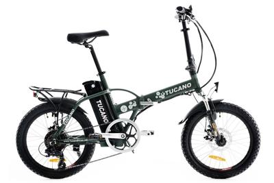 Tucano De Luxe Elektrische Vouwfiets - Groen Tucano De Luxe Elektrische Vouwfiets - Groen