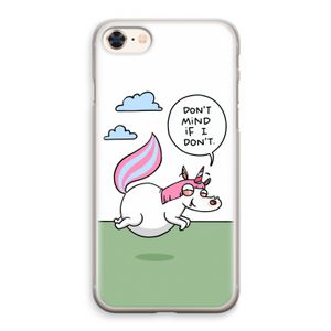 Unicorn: iPhone 8 Transparant Hoesje