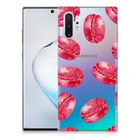 Samsung Galaxy Note 10 Plus | Siliconen Case | Pink Macarons