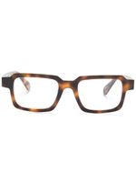 Etnia Barcelona lunettes de vue carrées à effet écailles de tortue - Marron - thumbnail