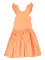 Molo robe Claudia à coupe mi-longue - Orange