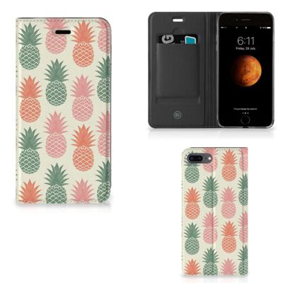 Apple iPhone 7 Plus | 8 Plus | Flip Style Cover | Ananas