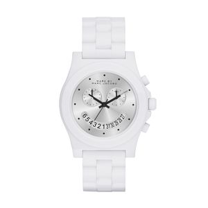 Horlogeband Marc by Marc Jacobs MBM4573 Kunststof/Plastic Wit 20mm
