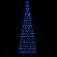 VidaXL Led-kerstboom 1534 leds 500 cm blauw