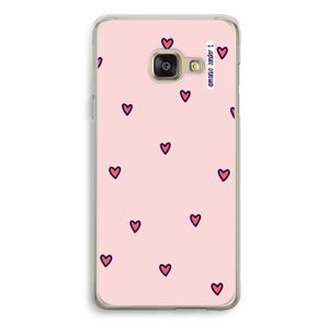 Hartjes: Samsung Galaxy A3 (2016) Transparant Hoesje