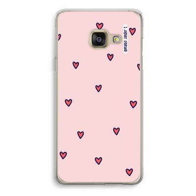 Hartjes: Samsung Galaxy A3 (2016) Transparant Hoesje