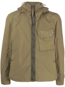 Ten C veste zippée à poche poitrine - Vert