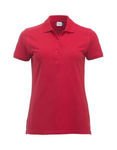SALE! Clique 028246 Classic Marion Dames polo - Rood - Maat M