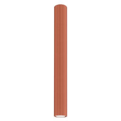 Plafondlamp KARBON 60 rood oker