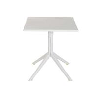 Eettafel Home ESPRIT Grijs Metaal Polypropyleen 70 x 70 x 75 cm