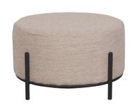 LABEL51 Hocker 'Troy' Bouclé, 57cm, kleur Naturel