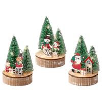 Decoratieve figuren Lumineo Kerstmis Ø 8 x 12 cm Decoratieve figuren Lumineo Kerstmis Ø 8 x 12 cm
