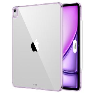 iPad Air 13 (2024) Classic Hybrid Back Case Clear Purple