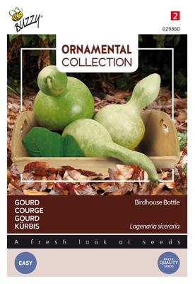 Ornamental gourd birdhouse bottle - Buzzy