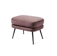 Jesper Home Hocker 'Rebun' Velvet, kleur Roze - thumbnail