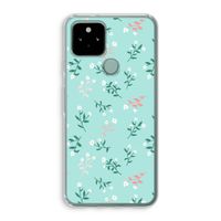 Small white flowers: Google Pixel 5 Transparant Hoesje