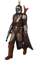 Ornament plastic mandalorian l8cm - Kurt s adler
