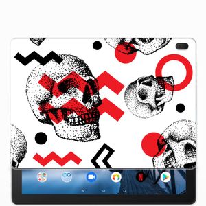 Tablet BackCover Lenovo Tab E10 Skull Red