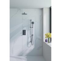 Fortifura Calvi Inbouw Regendoucheset - thermostatisch - wandarm - glijstang - 25cm hoofddouche - ronde handdouche - gladde doucheslang - geborsteld Gunmetal PVD SW720556/SW720563/SW721165/SW1159495/SW766536/SW76 Fortifura Calvi Inbouw Regendoucheset - thermostatisch - wandarm - glijstang - 25cm hoofddouche - ronde handdouche - gladde doucheslang - geborsteld Gunmetal PVD SW720556/SW720563/SW721165/SW1159495/SW766536/SW76