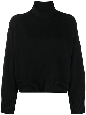 LouLou de Saison sweat Stintino à col roulé - Noir