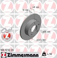 Remschijf Coat Z 100123220