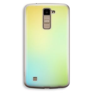 Minty mist pastel: LG K10 (2016) Transparant Hoesje