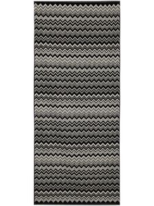 Missoni Home tapis de bain Keith à motif zig-zag - Noir