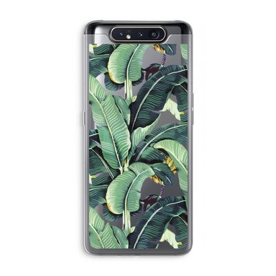 Bananenbladeren: Samsung Galaxy A80 Transparant Hoesje