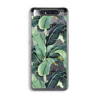 Bananenbladeren: Samsung Galaxy A80 Transparant Hoesje