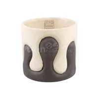 PTMD Bloempot Shelomi Créme Ø17cm