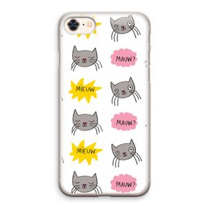 Meow: iPhone 8 Transparant Hoesje