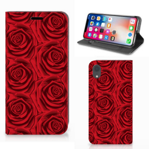 Apple iPhone Xr Smart Cover Red Roses