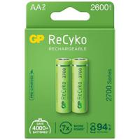 GP ReCyko 2700 Oplaadbare AA Batterijen 2600mAh - 2 stuks.