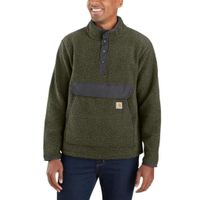 Carhartt Relaxed Fit Fleece Basil Heather Pullover Heren - thumbnail