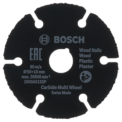 Bosch Accessoires Slijpschijf | CMW | 50X10 mm - 1600A01S5X